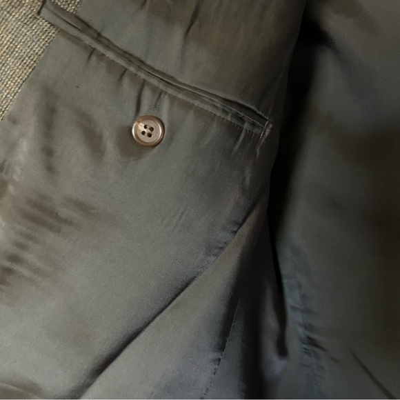 Lauren Ralph Lauren Silk Wool‎ Blend Sports Coat Brown and Blue tweed 46 Regular - Picture 10 of 16